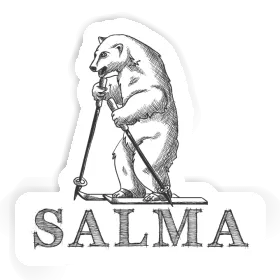 Skifahrer Sticker Salma Image