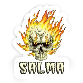 Salma Aufkleber Totenkopf Image