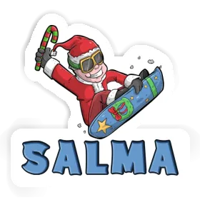 Aufkleber Snowboarder Salma Image