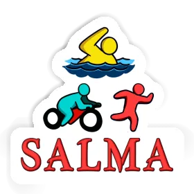 Salma Sticker Triathlet Image