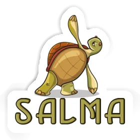 Sticker Salma Yoga Turtle Image