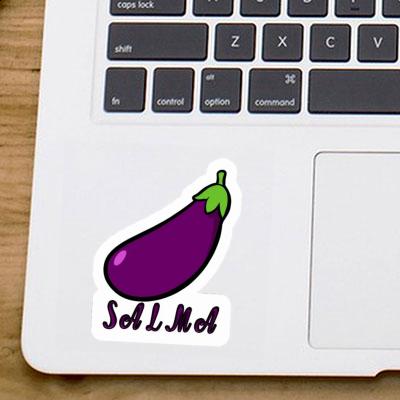 Autocollant Salma Aubergine Notebook Autocollant Salma Aubergine Gift package Image