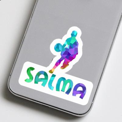 Salma Sticker Basketballspieler Laptop Salma Sticker Basketballspieler Laptop Image