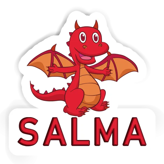 Sticker Baby-Drache Salma Notebook Sticker Baby-Drache Salma Gift package Image