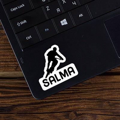 Biker Sticker Salma Notebook Biker Sticker Salma Notebook Image
