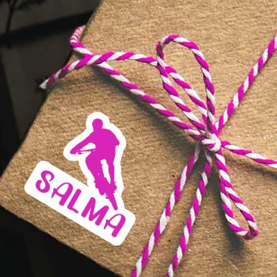 Salma Autocollant Vététiste Salma Autocollant Vététiste Image