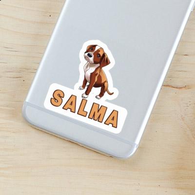 Boxer Dog Sticker Salma Laptop Boxer Dog Sticker Salma Laptop Image