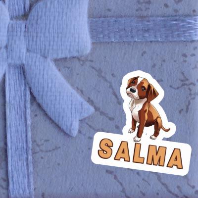 Boxer Dog Sticker Salma Notebook Boxer Dog Sticker Salma Notebook Image