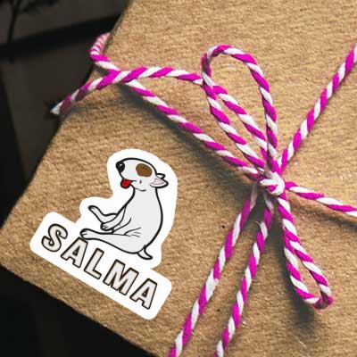 Salma Autocollant Chien Notebook Image