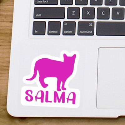Aufkleber Salma Katze Laptop Aufkleber Salma Katze Laptop Image