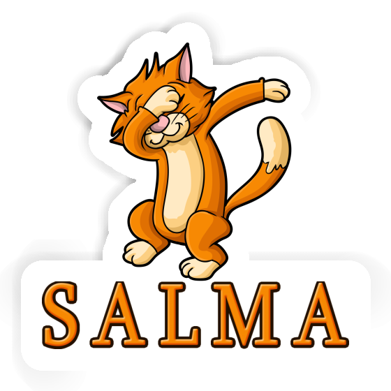 Salma Autocollant Chat Laptop Salma Autocollant Chat Laptop Image