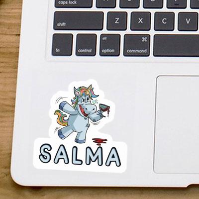 Licorne Autocollant Salma Laptop Licorne Autocollant Salma Laptop Image