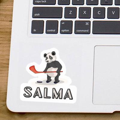 Salma Sticker Ice Hockey Panda Notebook Salma Sticker Ice Hockey Panda Gift package Image