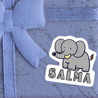 Salma Sticker Elefant Notebook Salma Sticker Elefant Gift package Image