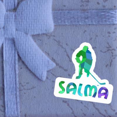 Sticker Hockey Player Salma Notebook Sticker Hockey Player Salma Gift package Image