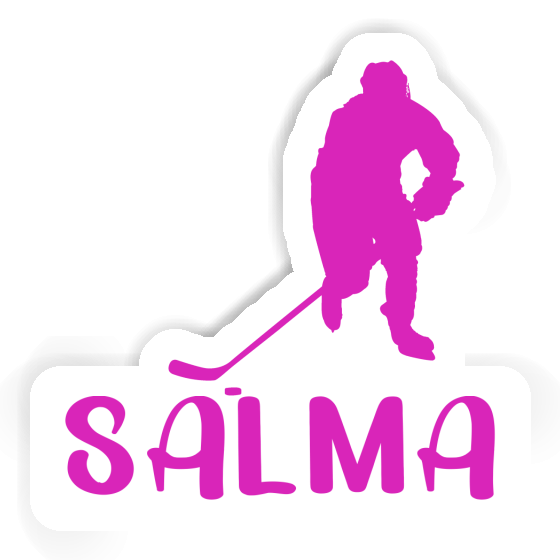 Salma Sticker Hockey Player Laptop Salma Sticker Hockey Player Laptop Image