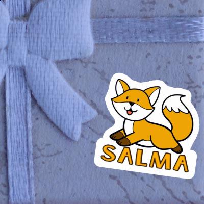 Salma Sticker Fox Notebook Image