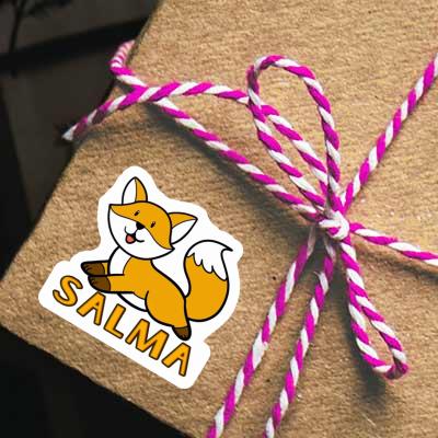 Salma Sticker Fox Notebook Image