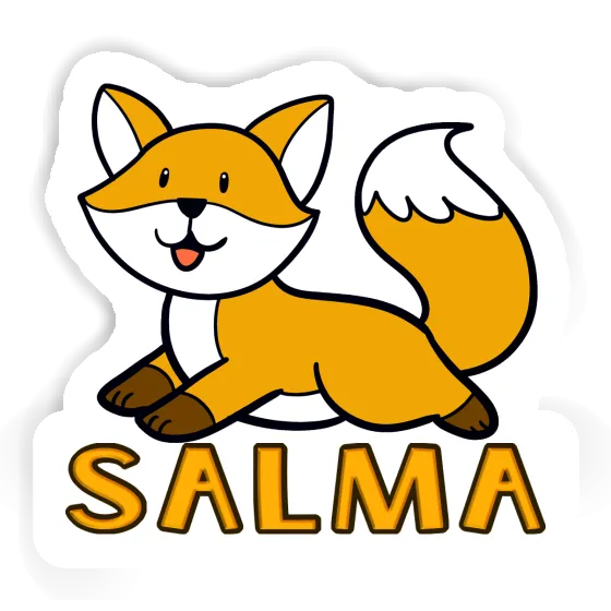 Salma Sticker Fox Laptop Image