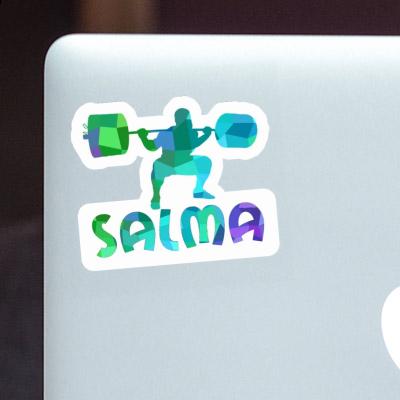 Aufkleber Gewichtheber Salma Laptop Aufkleber Gewichtheber Salma Laptop Image