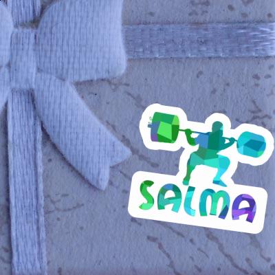 Sticker Weightlifter Salma Notebook Sticker Weightlifter Salma Notebook Image