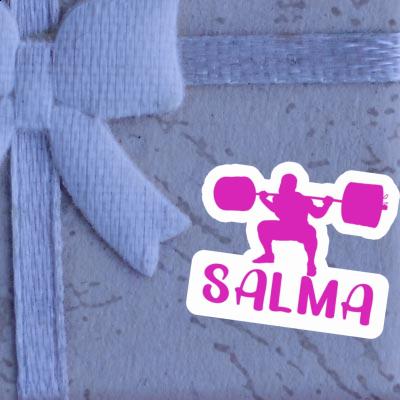 Aufkleber Gewichtheberin Salma Aufkleber Gewichtheberin Salma Image