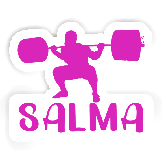 Aufkleber Gewichtheberin Salma Notebook Aufkleber Gewichtheberin Salma Gift package Image