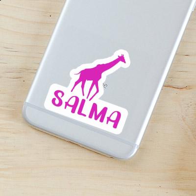 Giraffe Aufkleber Salma Laptop Image