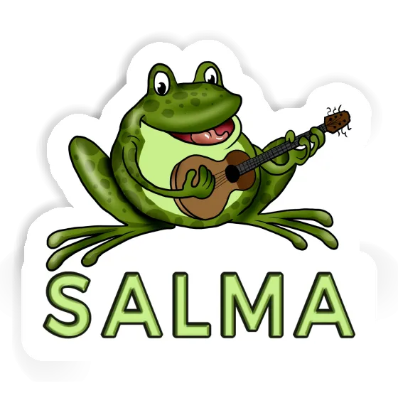 Sticker Guitar Frog Salma Gift package Image