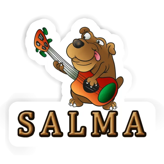Guitarist Sticker Salma Notebook Image