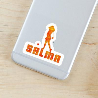 Golfer Sticker Salma Notebook Golfer Sticker Salma Gift package Image
