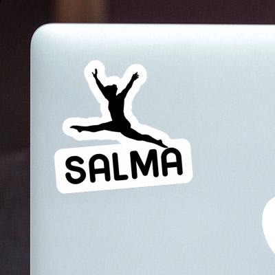 Gymnast Sticker Salma Laptop Gymnast Sticker Salma Laptop Image