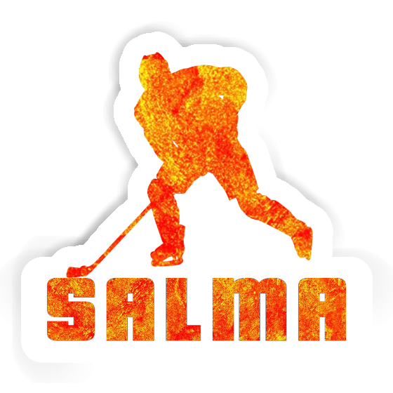 Sticker Hockey Player Salma Notebook Sticker Hockey Player Salma Gift package Image