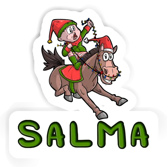 Salma Autocollant Cheval de Noël Laptop Salma Autocollant Cheval de Noël Laptop Image