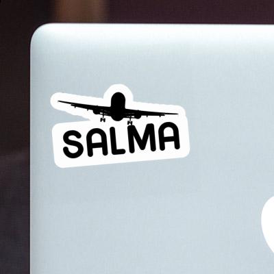 Autocollant Avion Salma Laptop Image