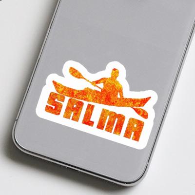 Salma Aufkleber Kajakfahrer Laptop Image