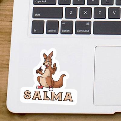 Kangaroo Sticker Salma Laptop Image