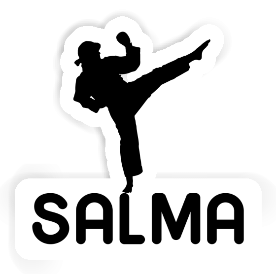 Sticker Karateka Salma Notebook Sticker Karateka Salma Gift package Image
