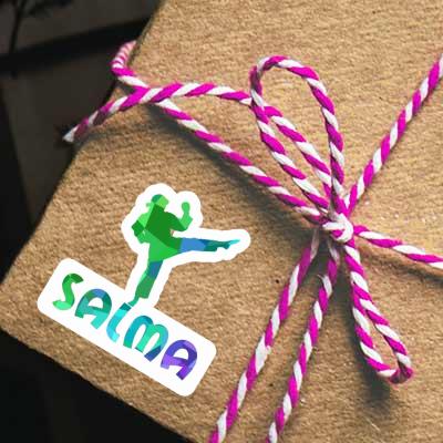 Sticker Karateka Salma Notebook Sticker Karateka Salma Gift package Image