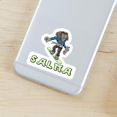 Salma Sticker Snowboarder Salma Sticker Snowboarder Image