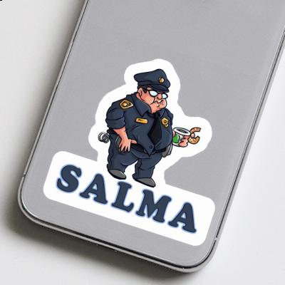 Salma Sticker Police Officer Gift package Image