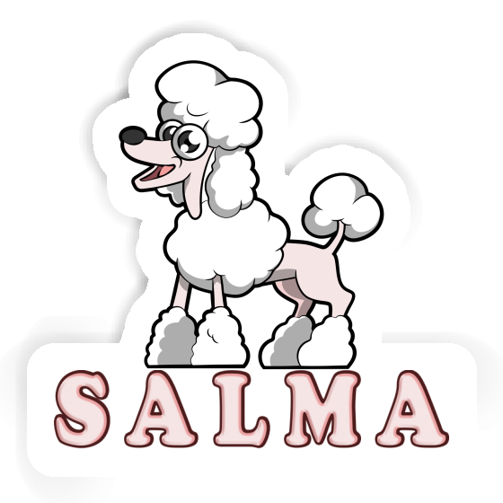 Salma Sticker Poodle Laptop Image