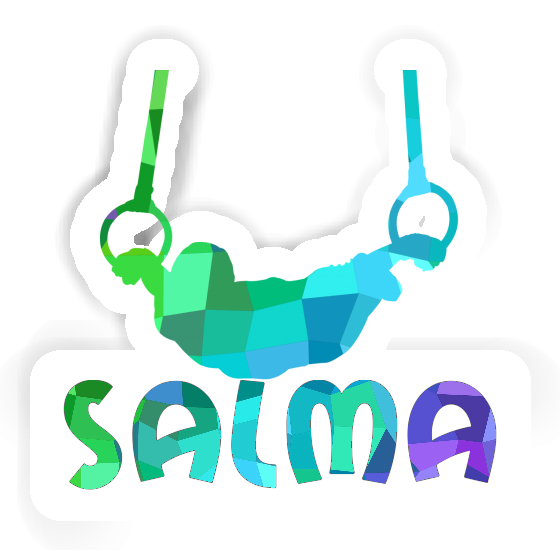 Salma Sticker Ring gymnast Notebook Image