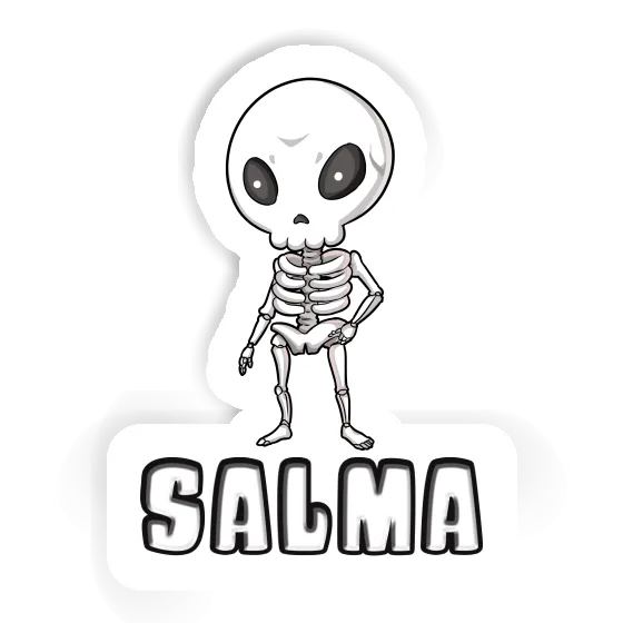 Aufkleber Salma Skelett Aufkleber Salma Skelett Image