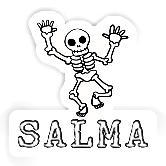 Salma Sticker Skull Laptop Salma Sticker Skull Laptop Image