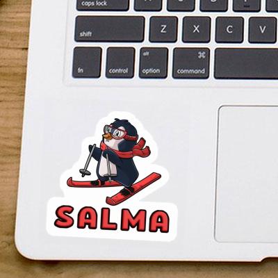 Skier Sticker Salma Skier Sticker Salma Image