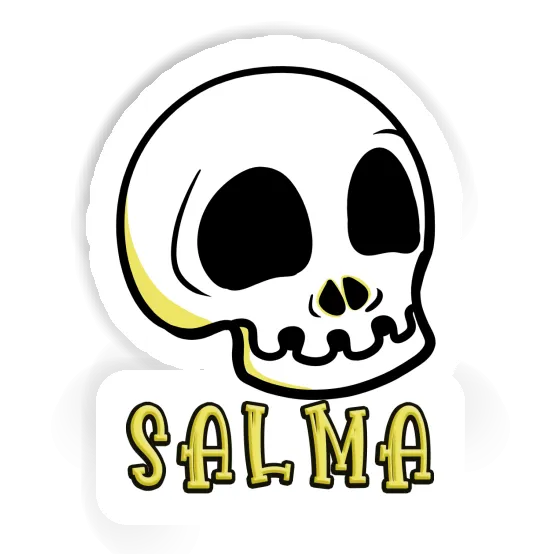 Autocollant Salma Tête de mort Laptop Image