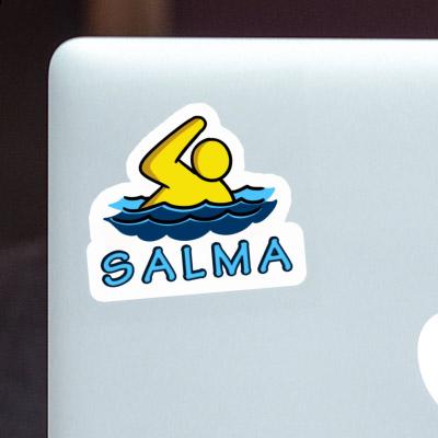 Sticker Salma Swimmer Notebook Sticker Salma Swimmer Gift package Image