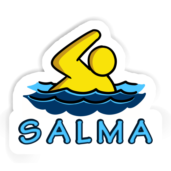 Sticker Salma Swimmer Notebook Sticker Salma Swimmer Notebook Image