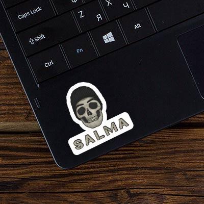 Autocollant Salma Tête de mort Autocollant Salma Tête de mort Image
